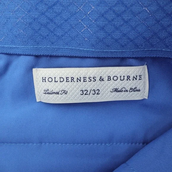 NEW‎ Holderness & Bourne Mens Blue Golf Performance Garvey Pants Size 32x32